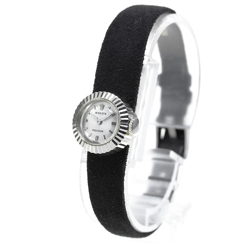 ROLEX Precision Chameleon K18WG Vintage Silver Dial Hand Winding Ladies_797109