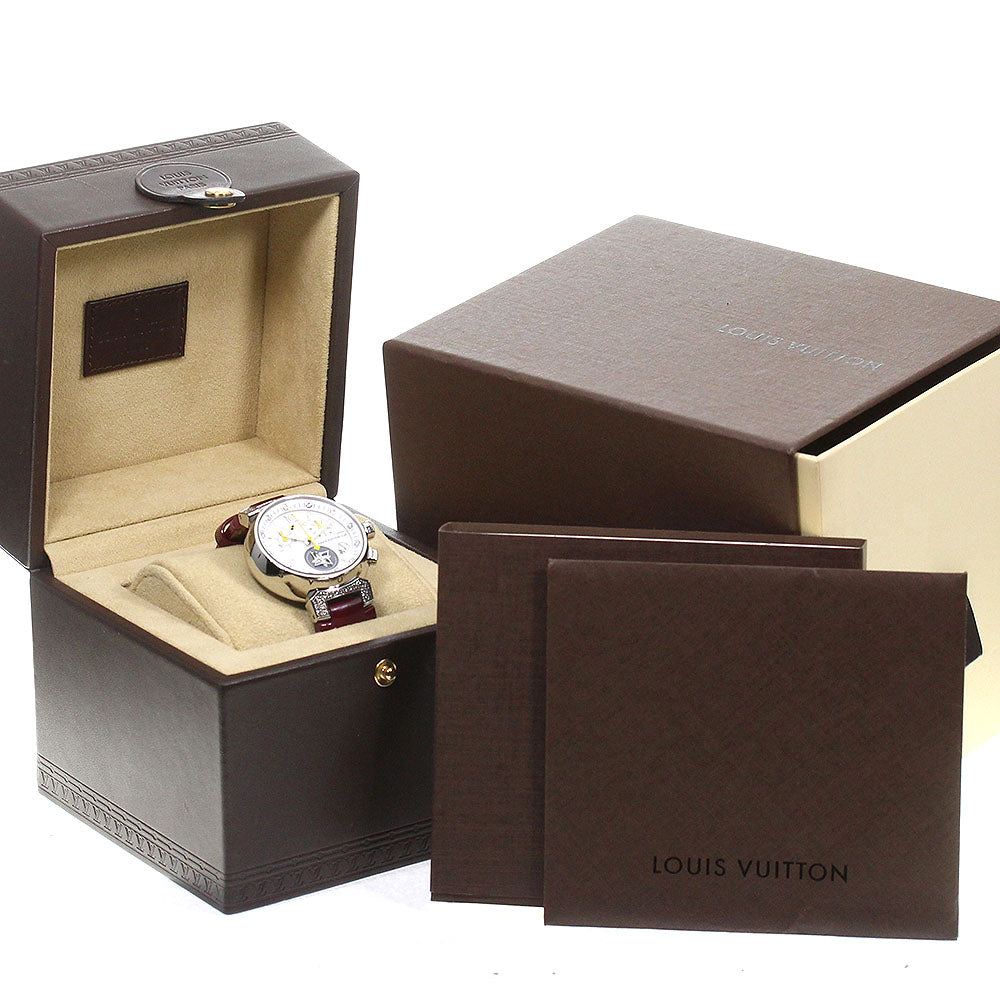 LOUIS VUITTON Tambour Lovely Cup Q132H 12P lug diamond Quartz Ladies_797204