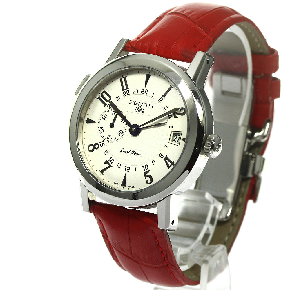 ZENITH Port Royale Elite 01/02.0451.682 Dual time GMT Silver Dial Automatic Men's Watch_797321