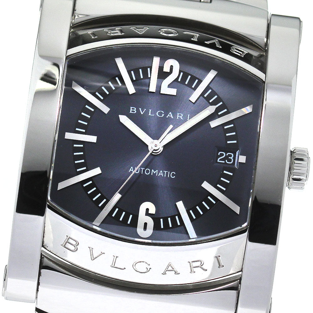 BVLGARI Assioma AA48S Date blue Dial Automatic Men's Watch_797364