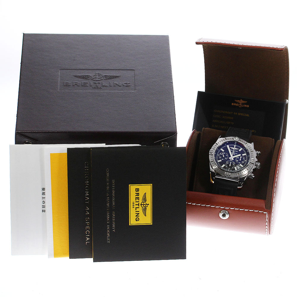 BREITLING Chronomat 44 Airborne AB0115 Black Dial Automatic Men's Watch_797601