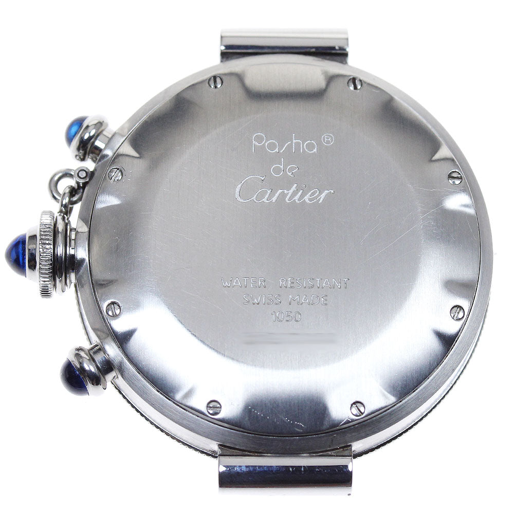 CARTIER Pasha Chrono W3101855 Silver Dial Quartz Men's Watch_797609
