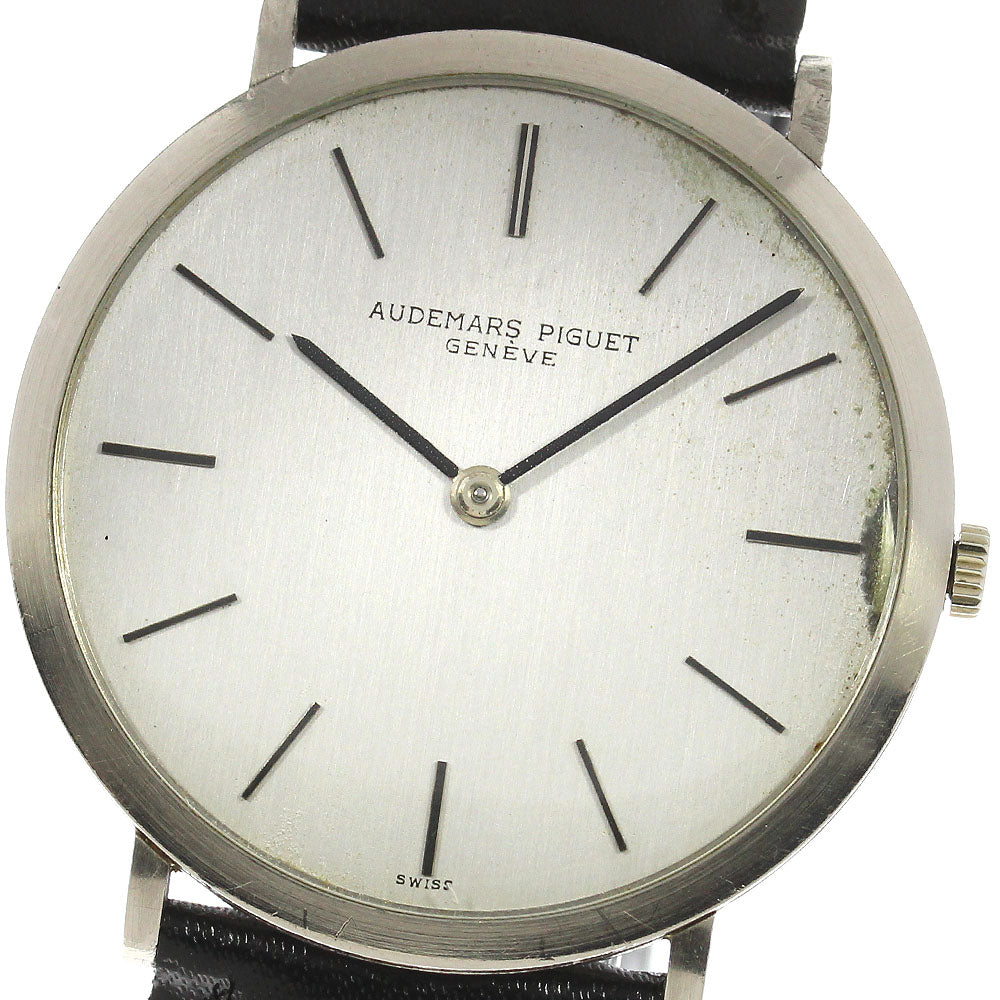 AUDEMARS PIGUET K18WG cal.K2001/1A Silver Dial Hand Winding Men's Watch_797776
