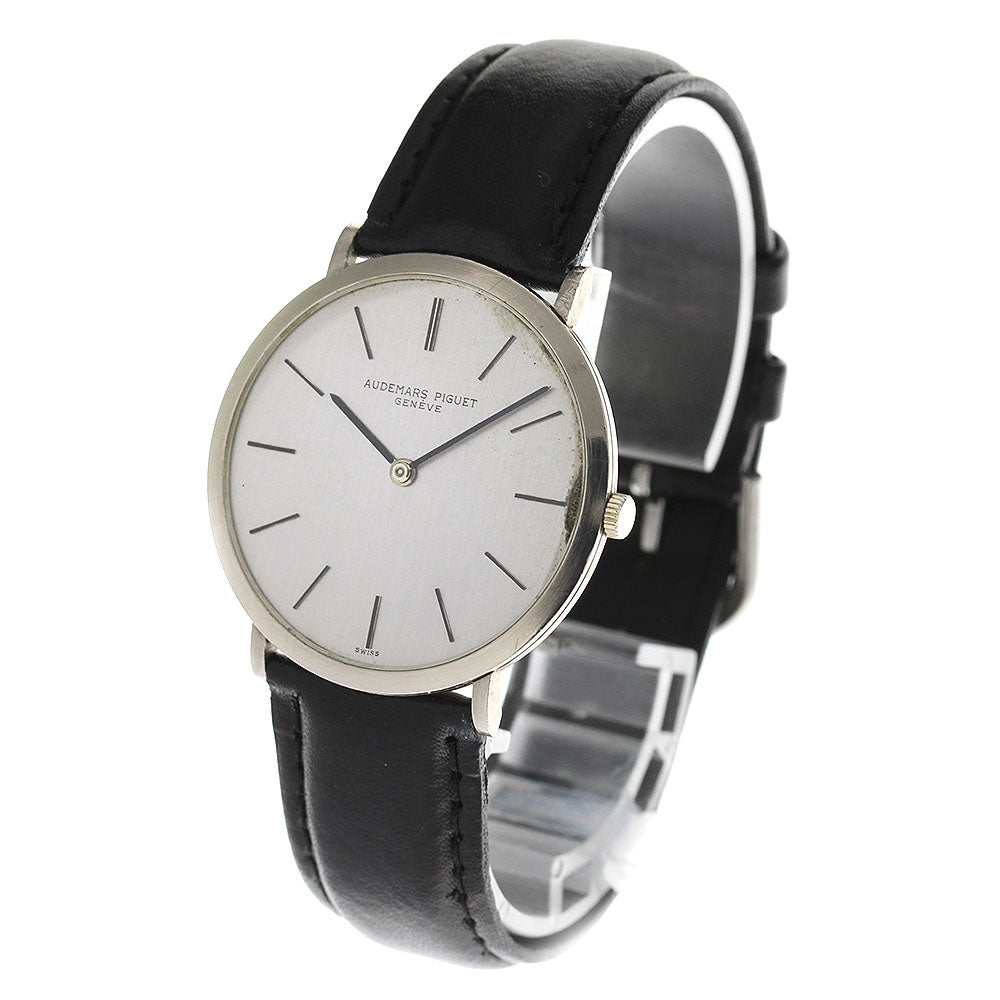 AUDEMARS PIGUET K18WG cal.K2001/1A Silver Dial Hand Winding Men's Watch_797776