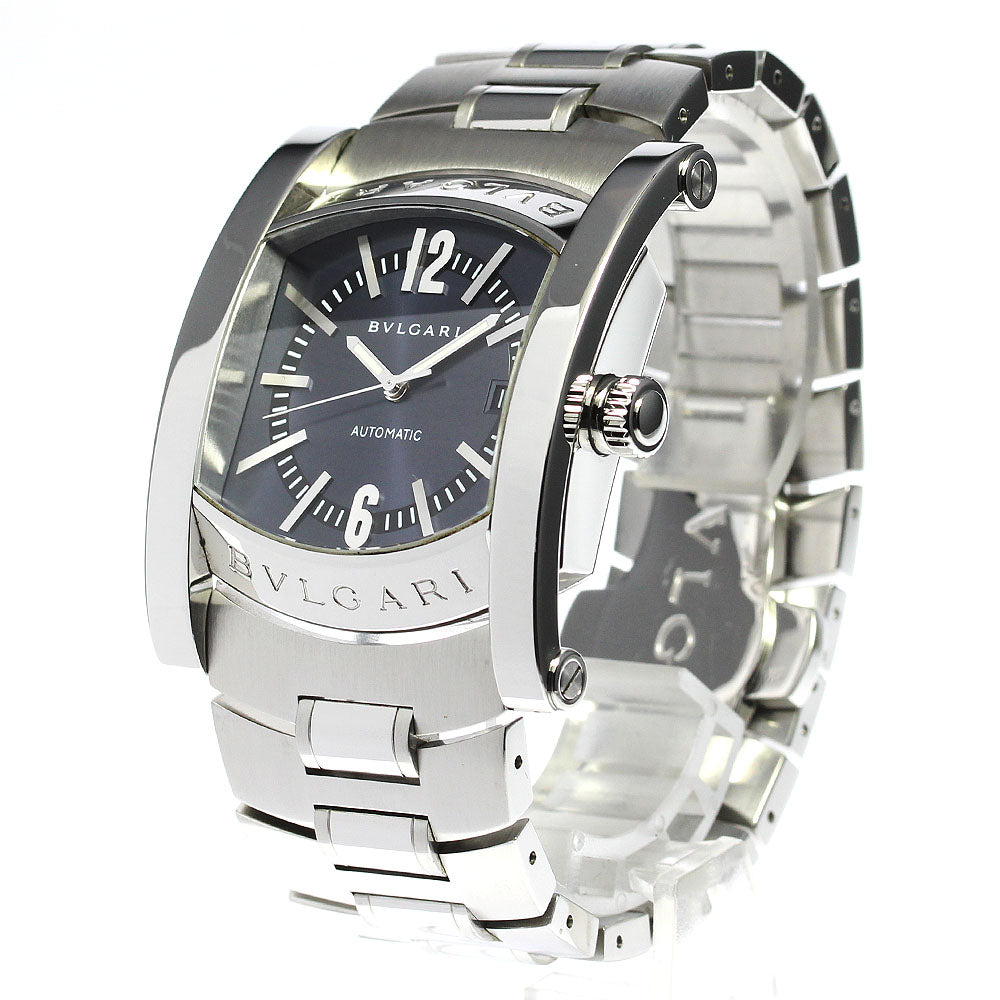 BVLGARI Assioma AA48S Date blue Dial Automatic Men's Watch_797939