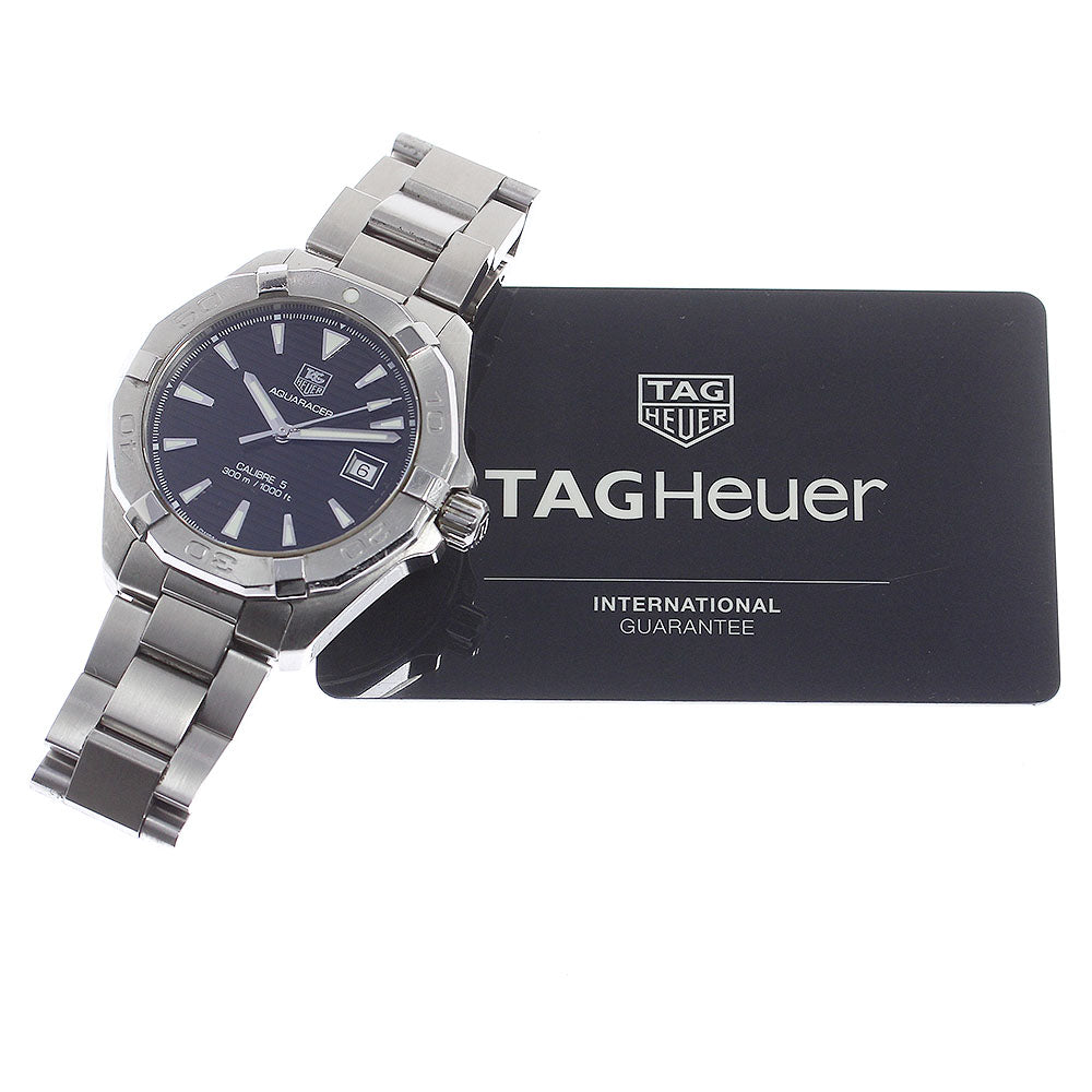 TAG HEUER Aqua racer WAY2110-0 Date black Dial Automatic Men's Watch_798336