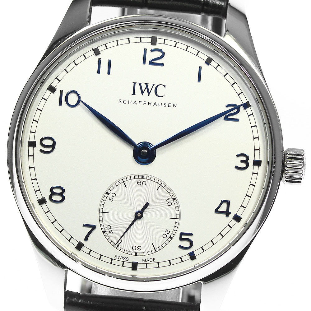 IWC SCHAFFHAUSEN Portugieser Automatic 40 IW358304 Small seconds Silver Dial Automatic Men's Watch_798341