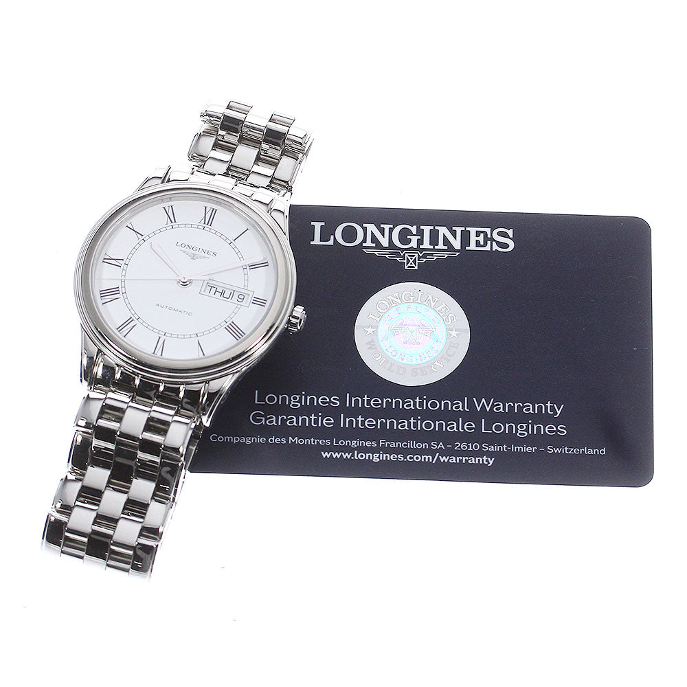 LONGINES Flagship L4.899.4 Day date white Dial Automatic Men's Watch_798799