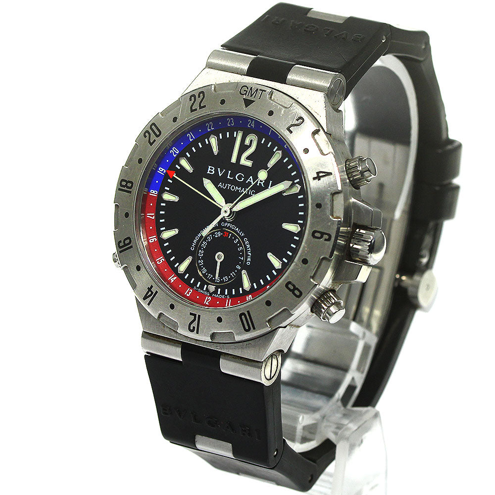 BVLGARI Diagono GMT40S GMT black Dial Automatic Men's Watch_798800