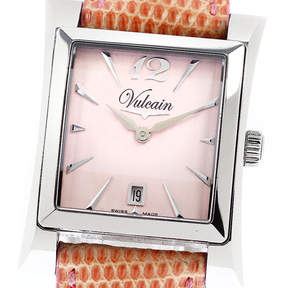 VULCAIN golden voice vulcanova 600120.122 pink Dial Quartz Ladies Watch_798900