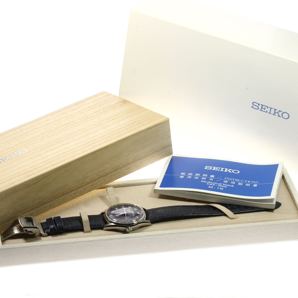 SEIKO Pureza 6L35-00B0/SARA019 6L series enamel dial Navy Dial Automatic Men's Watch_799478