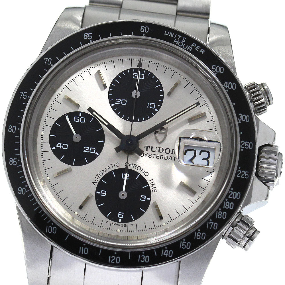 TUDOR Oyster Date Chronotime 79160 Cal.7750 Silver / Black Dial AT Men's_799501