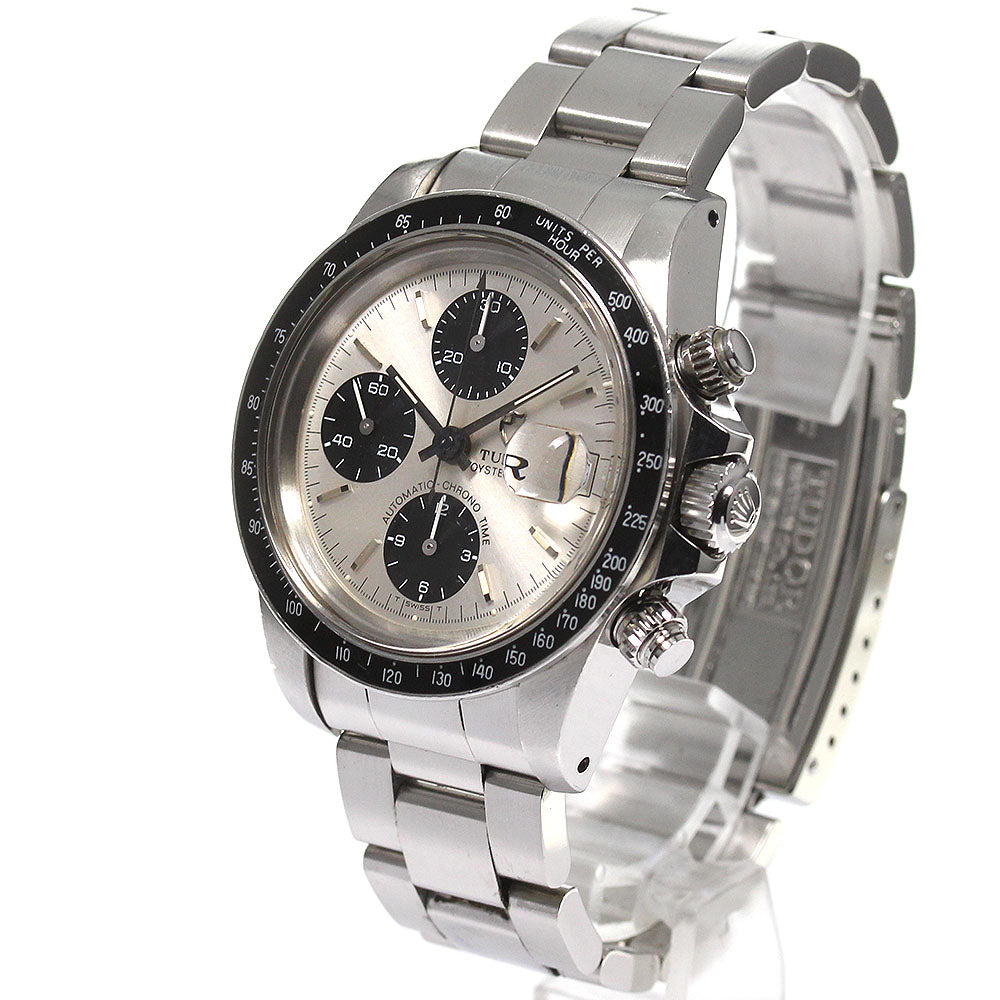 TUDOR Oyster Date Chronotime 79160 Cal.7750 Silver / Black Dial AT Men's_799501