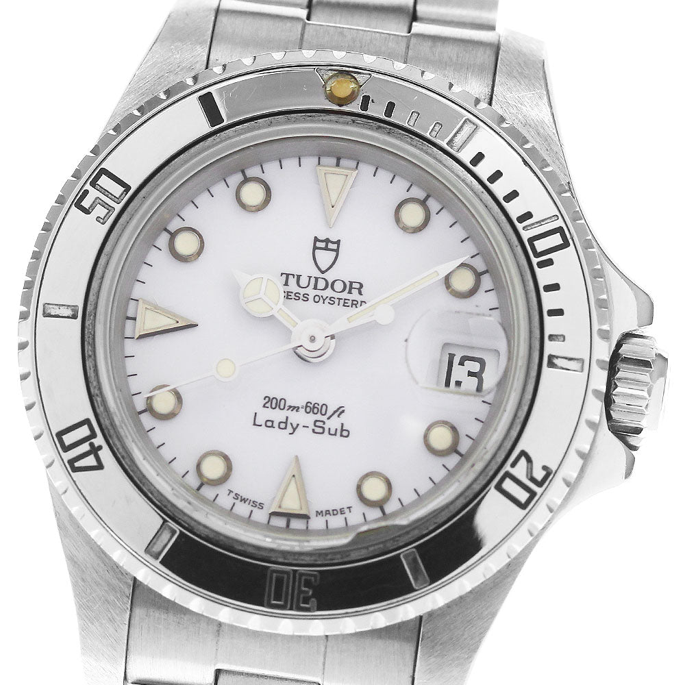 TUDOR Princess Date Lady Sub 96090 cal.2671 white Dial AT Ladies Watch_799558