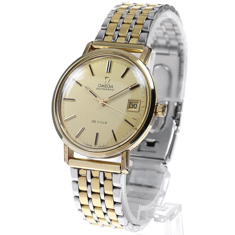 OMEGA De Ville 166.0161 Date Cal.1012 Gold Dial Automatic Men's Watch_799610
