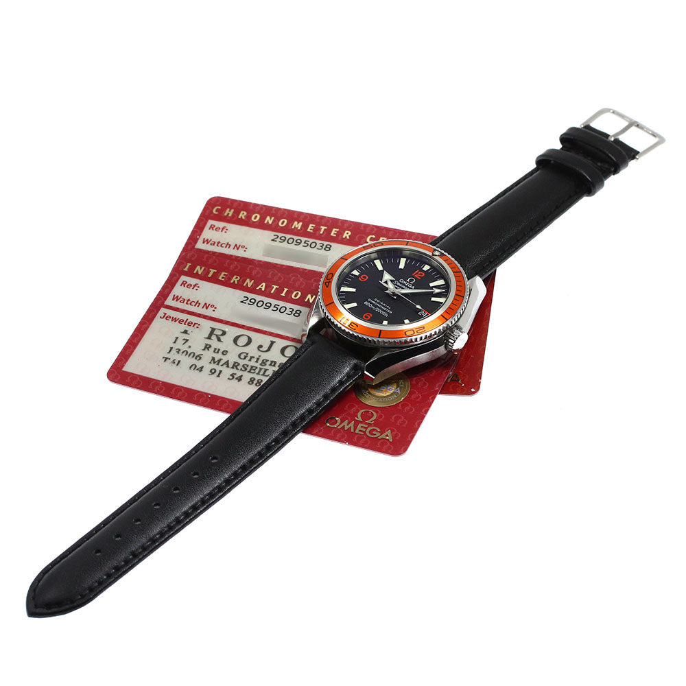OMEGA Seamaster Planet Ocean 2909.50.38 Coaxial chronometer AT Men'sWatch_799651