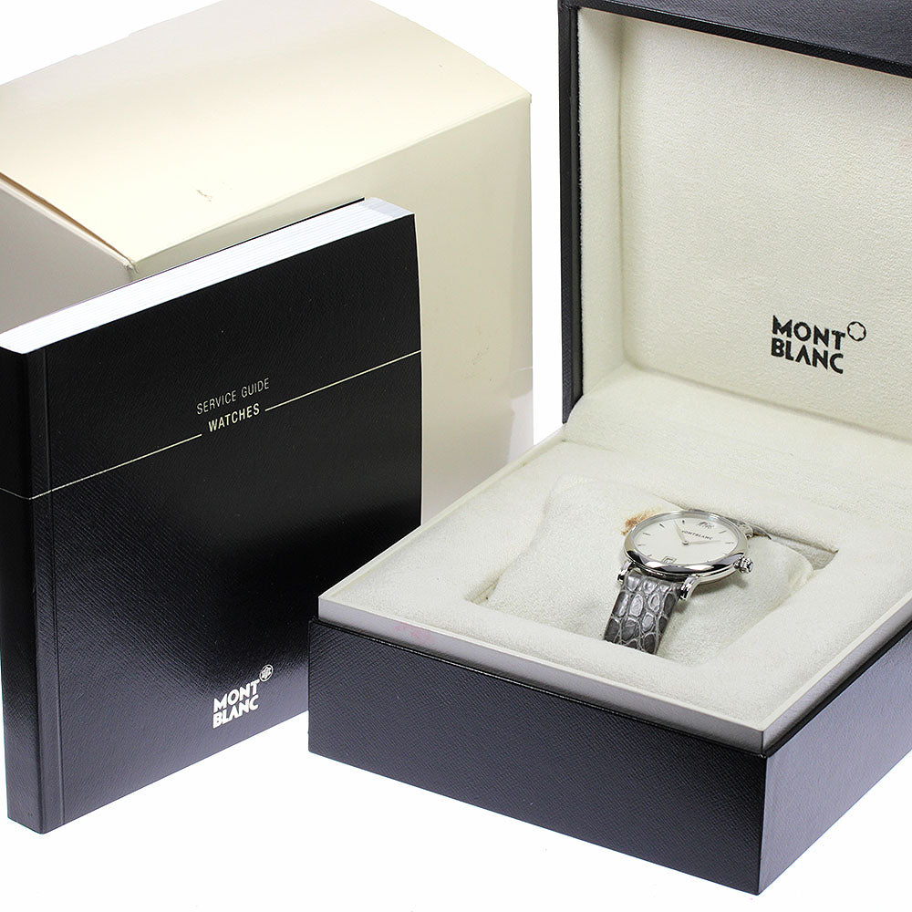 MONTBLANC Star classic 108766 Small seconds White shell Dial Quartz Men's Watch_799821