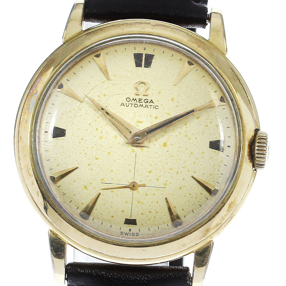 OMEGA Half Rotor cal.344 Vintage gold Dial Automatic Men's Watch_79983 ...