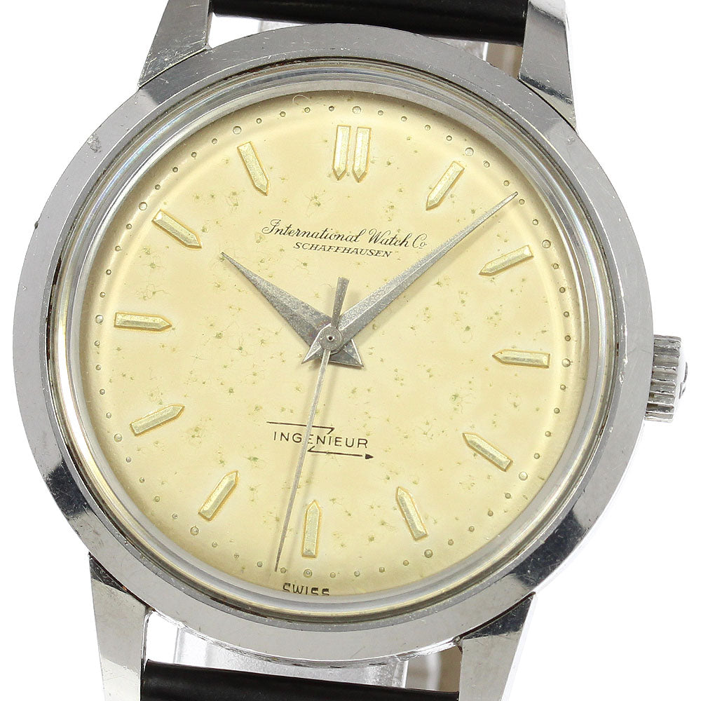 IWC SCHAFFHAUSEN Ingenieur Date Cal.853 Silver Dial Automatic Men's Watch_799854
