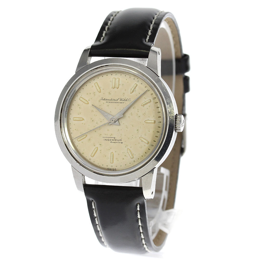 IWC SCHAFFHAUSEN Ingenieur Date Cal.853 Silver Dial Automatic Men's Watch_799854
