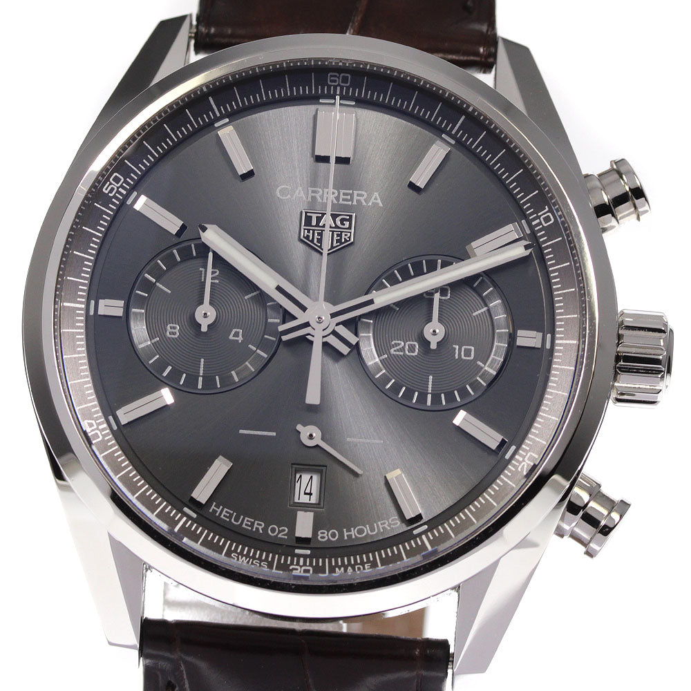 TAG HEUER Carrera CBN2012 Caliber Heuer 02 Chronograph gray Dial Automatic Men's Watch_799909