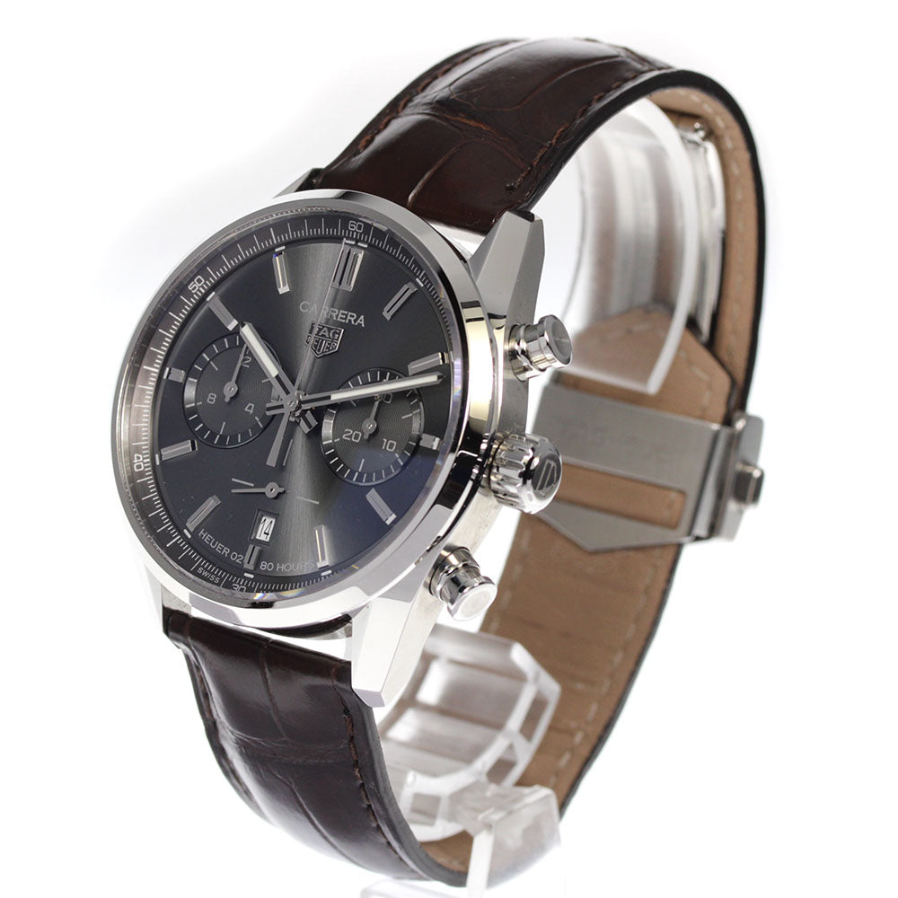 TAG HEUER Carrera CBN2012 Caliber Heuer 02 Chronograph gray Dial Automatic Men's Watch_799909