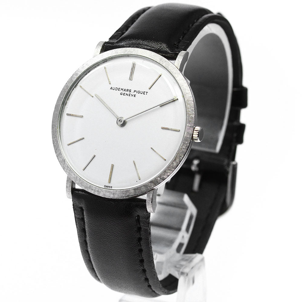 AUDEMARS PIGUET K18WG Redundant Dial Silver Dial Hand Winding Men's Watch_799929