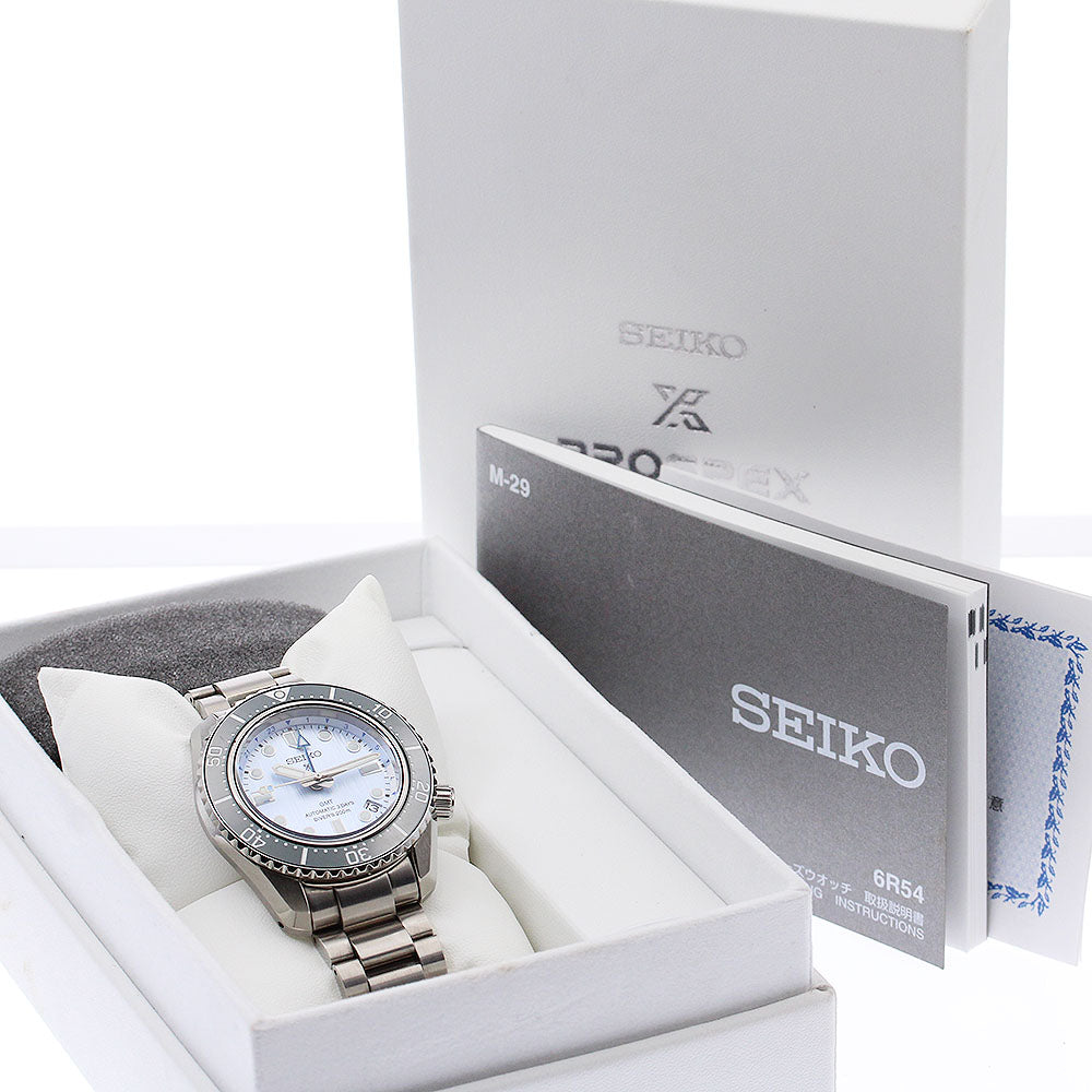 SEIKO Prospex 6R54-00C0/SBEJ013 GMT Ice blue Dial Automatic Men's Watch_883083