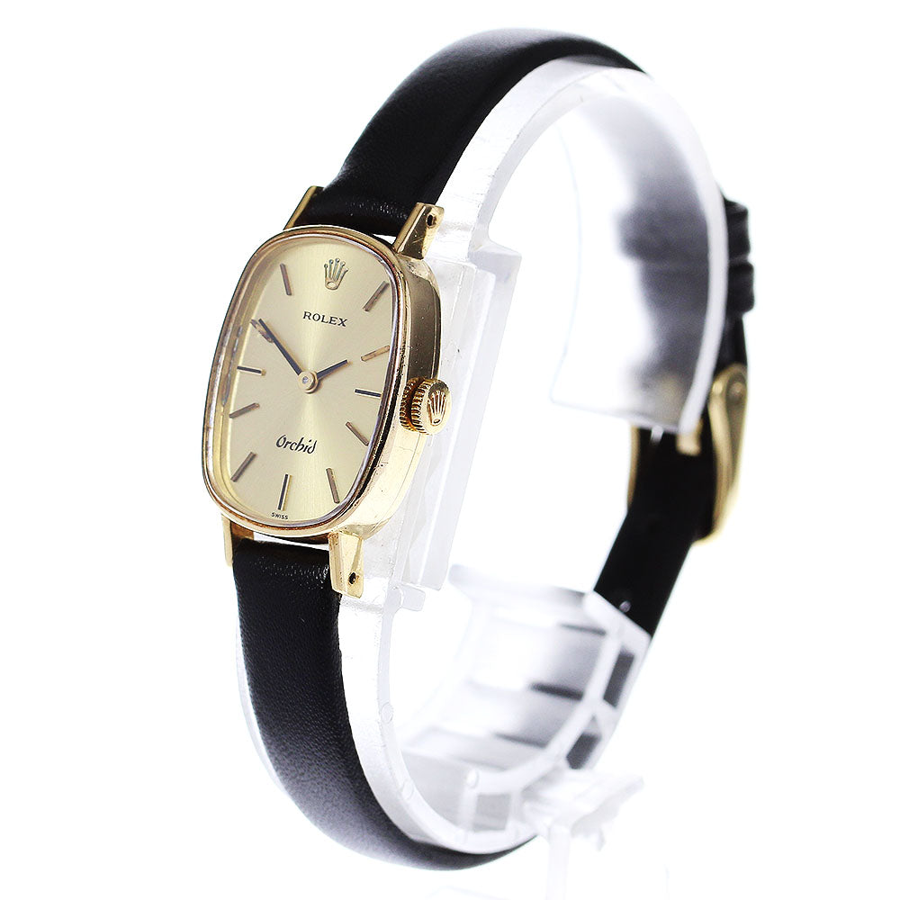 ROLEX Orchid K18YG Cal.1400 gold Dial Hand Winding Ladies Watch_800183