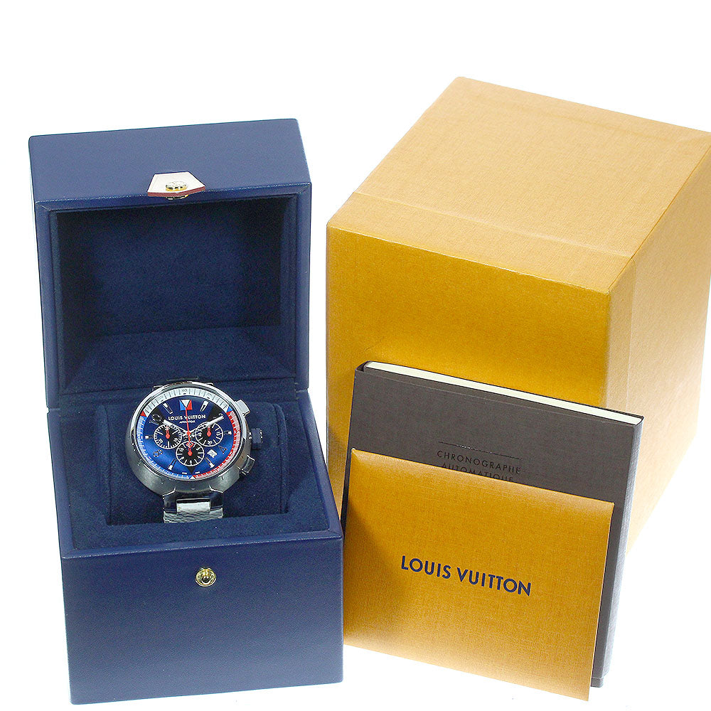 LOUIS VUITTON Tambour Automatic Q1A61 Chronograph Automatic Men's Watch_800197