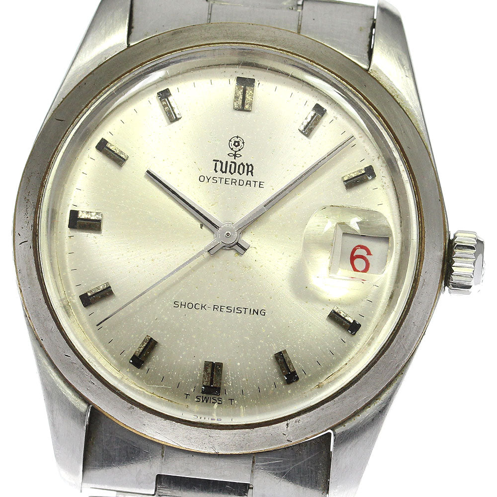 TUDOR Oyster Date 7992/0 Cal.2403 Silver Dial Hand Winding Men's Watch_800693