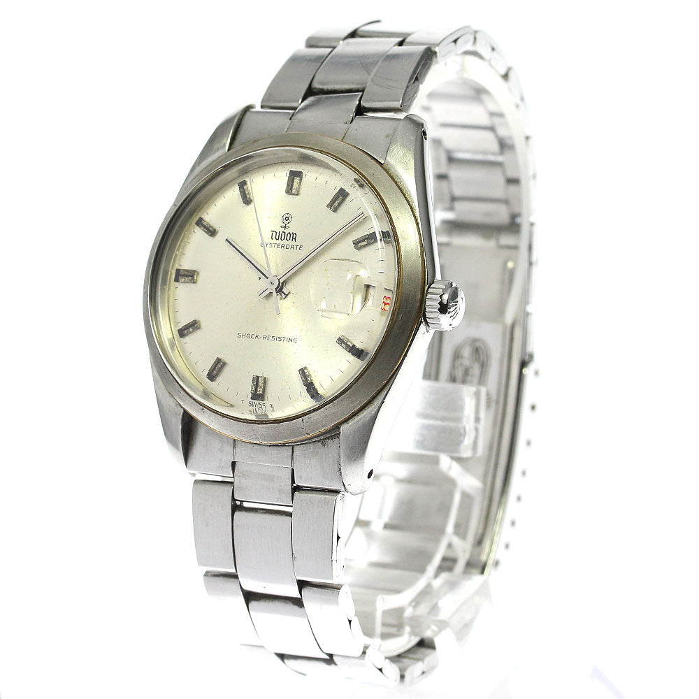 TUDOR Oyster Date 7992/0 Cal.2403 Silver Dial Hand Winding Men's Watch_800693