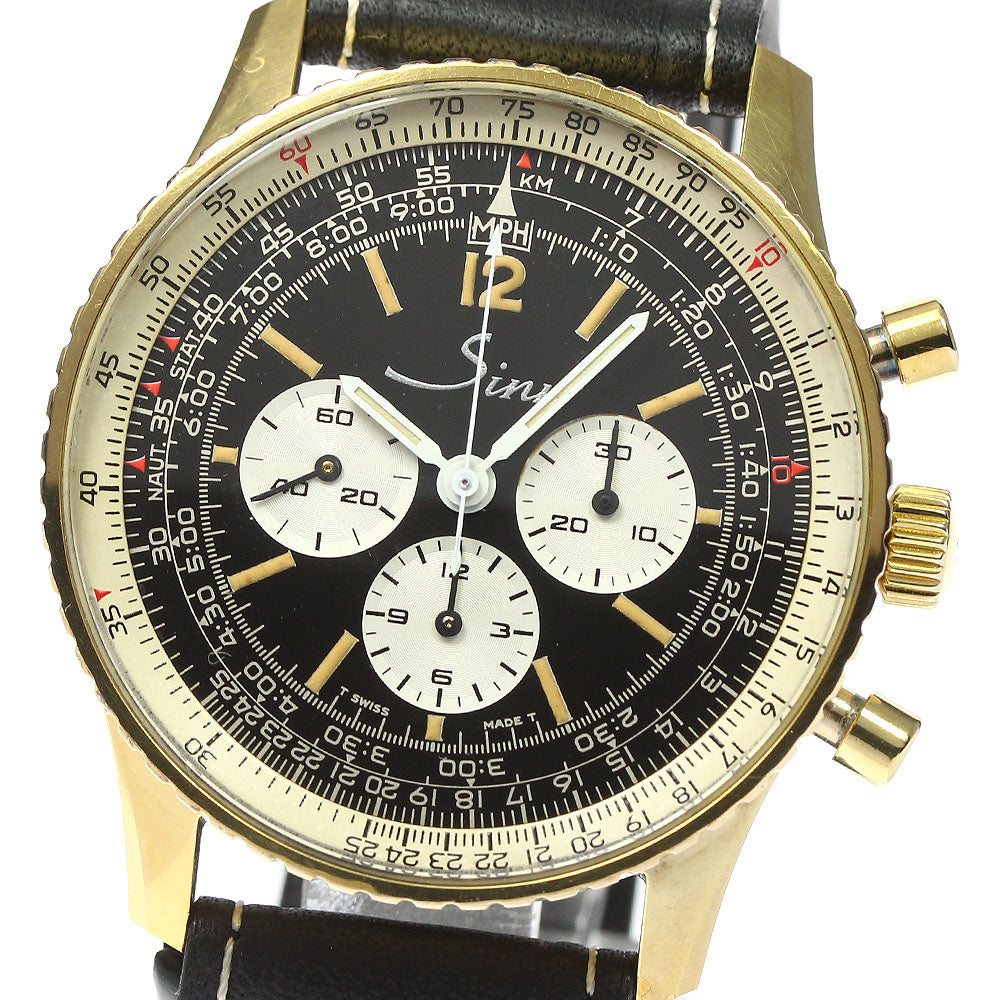 Sinn 903 Navigation 903 Chronograph black Dial Hand Winding Men's Watch_800701