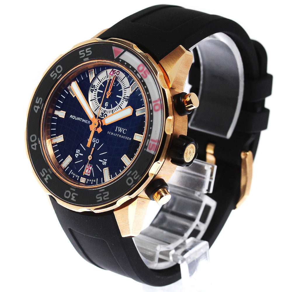 IWC SCHAFFHAUSEN Aqua timer IW376903 K18PG Date Automatic Men's Watch_800711