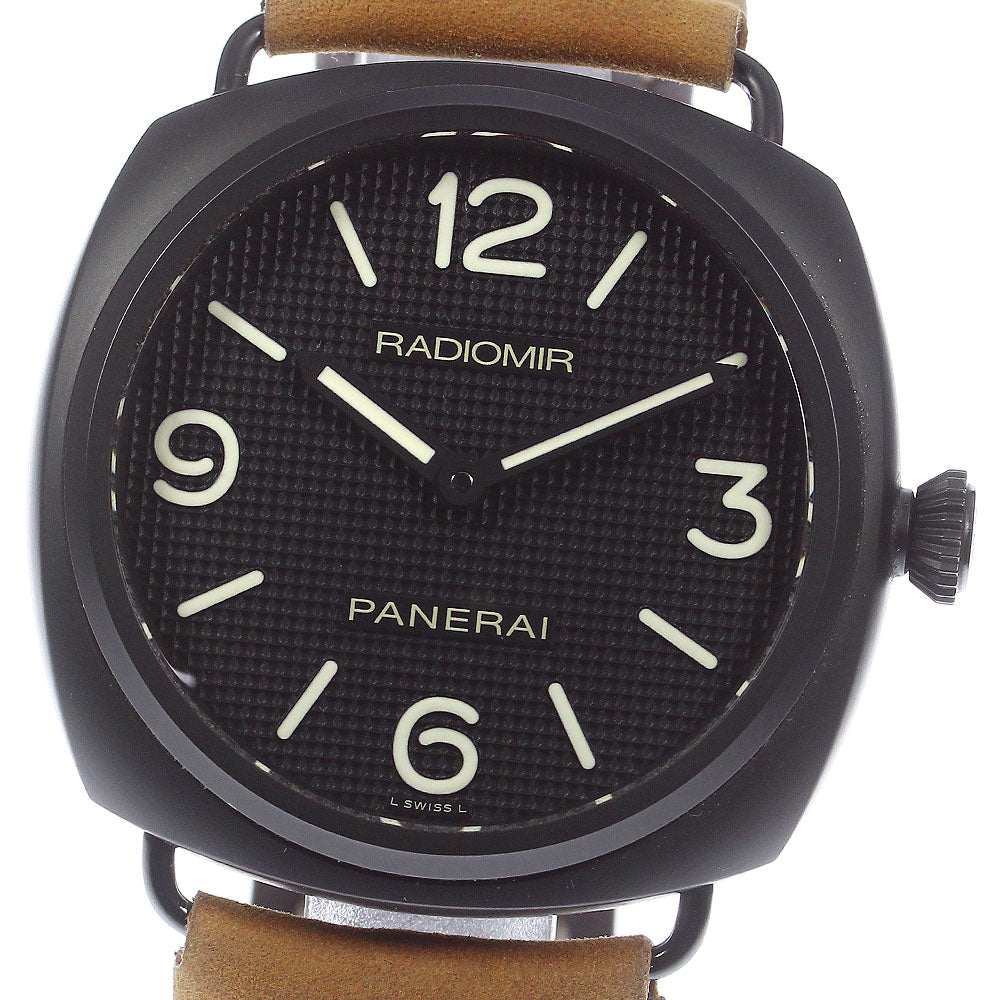 PANERAI Radiomir Ceramica PAM00643 black Dial Hand Winding Men's Watch_800748