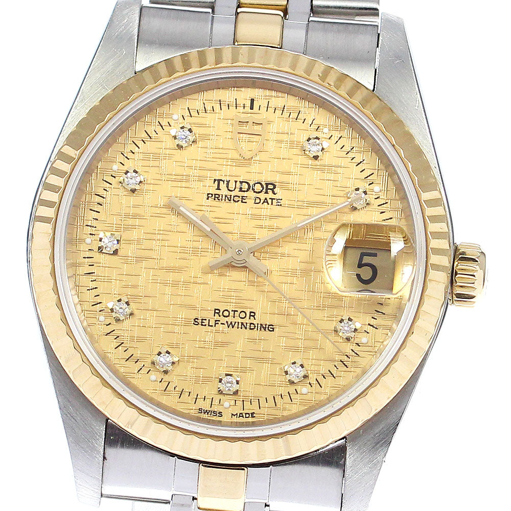 TUDOR Prince Date 74033 10P cal.2824-2 gold Dial Automatic Men's Watch_800764