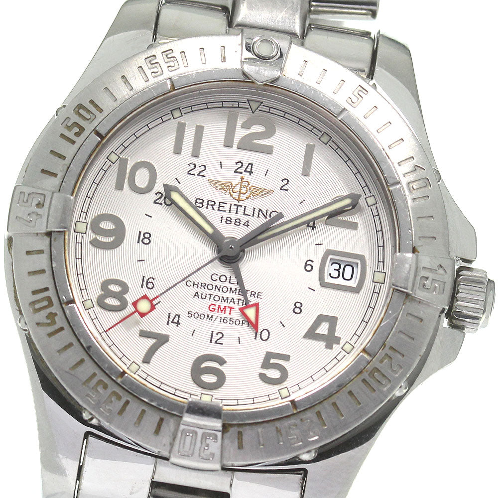 BREITLING Colt A32350 GMT Silver Dial Automatic Men's Watch_801019