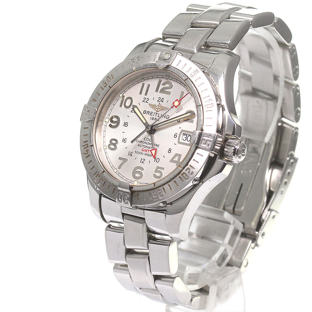 BREITLING Colt A32350 GMT Silver Dial Automatic Men's Watch_801019