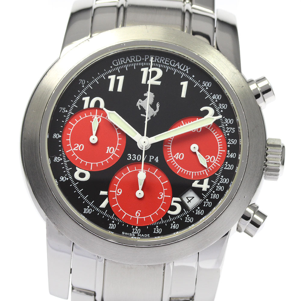 GIRARD-PERREGAUX Ferrari 8028 Chronograph Black / red Dial AT Men's_801040
