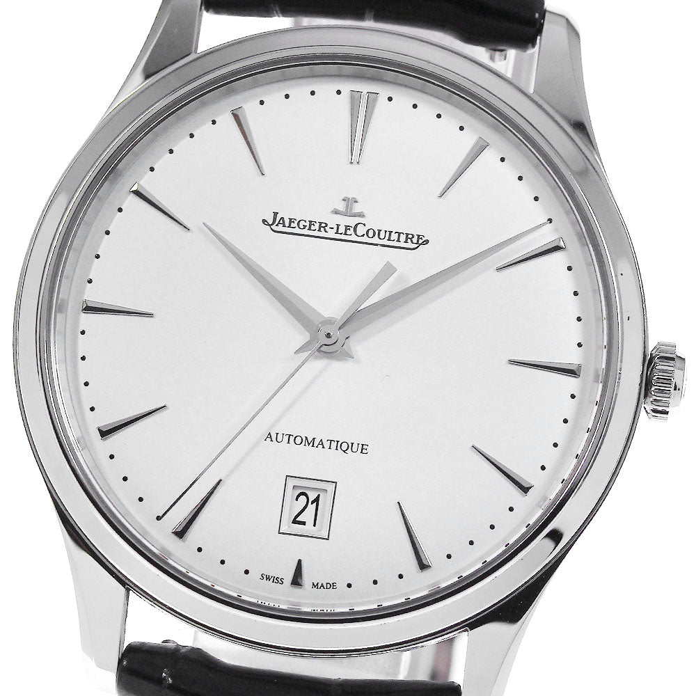 JAEGER-LECOULTRE Master Ultra Slim Q1238420 Date Silver Dial Automatic Men's Watch_801075