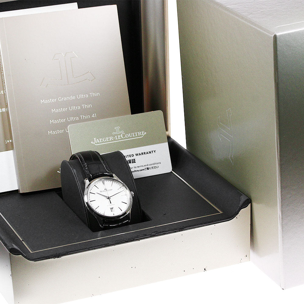 JAEGER-LECOULTRE Master Ultra Slim Q1238420 Date Silver Dial Automatic Men's Watch_801075