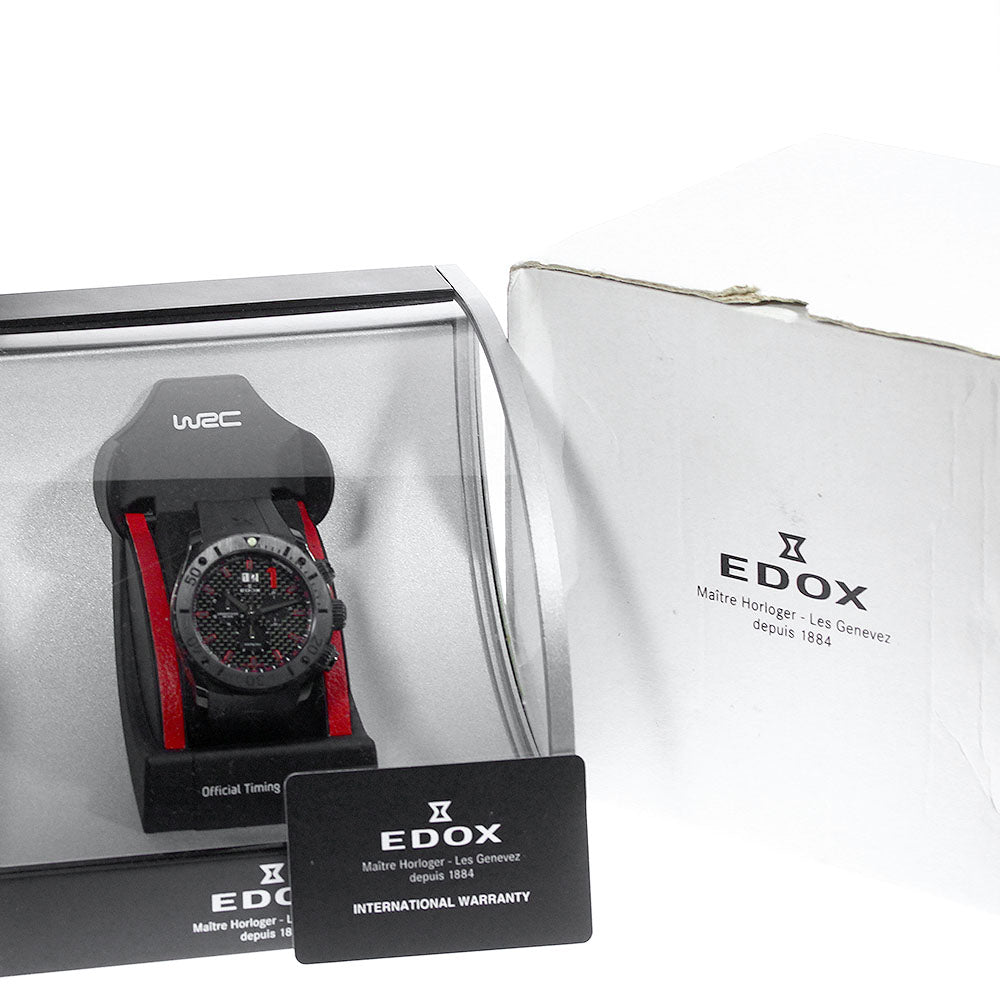 EDOX Class one 10020 Big date black Dial Quartz Men's Watch_801139