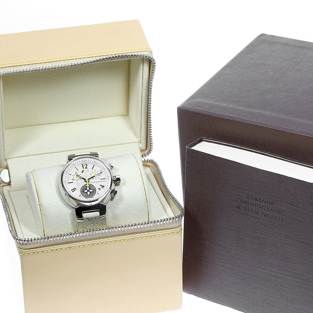 LOUIS VUITTON Tambour Lovely Cup Q132C Chronograph Quartz Ladies Watch_801230