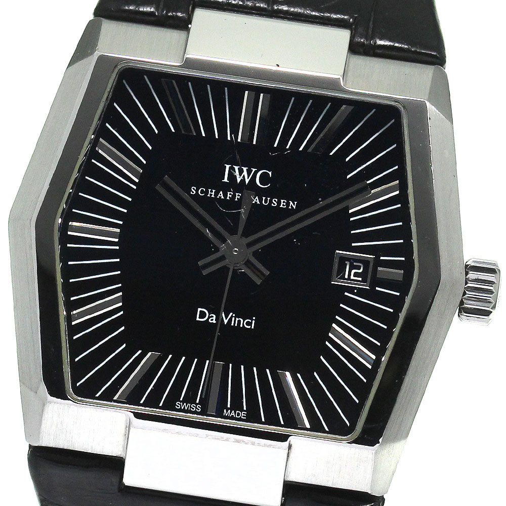 IWC SCHAFFHAUSEN Da Vinci IW546101 Date black Dial Automatic Men's Watch_801253