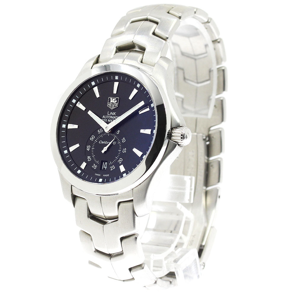 TAG HEUER Link Calibre 6 WJF211A Date black Dial Automatic Men's Watch_801275