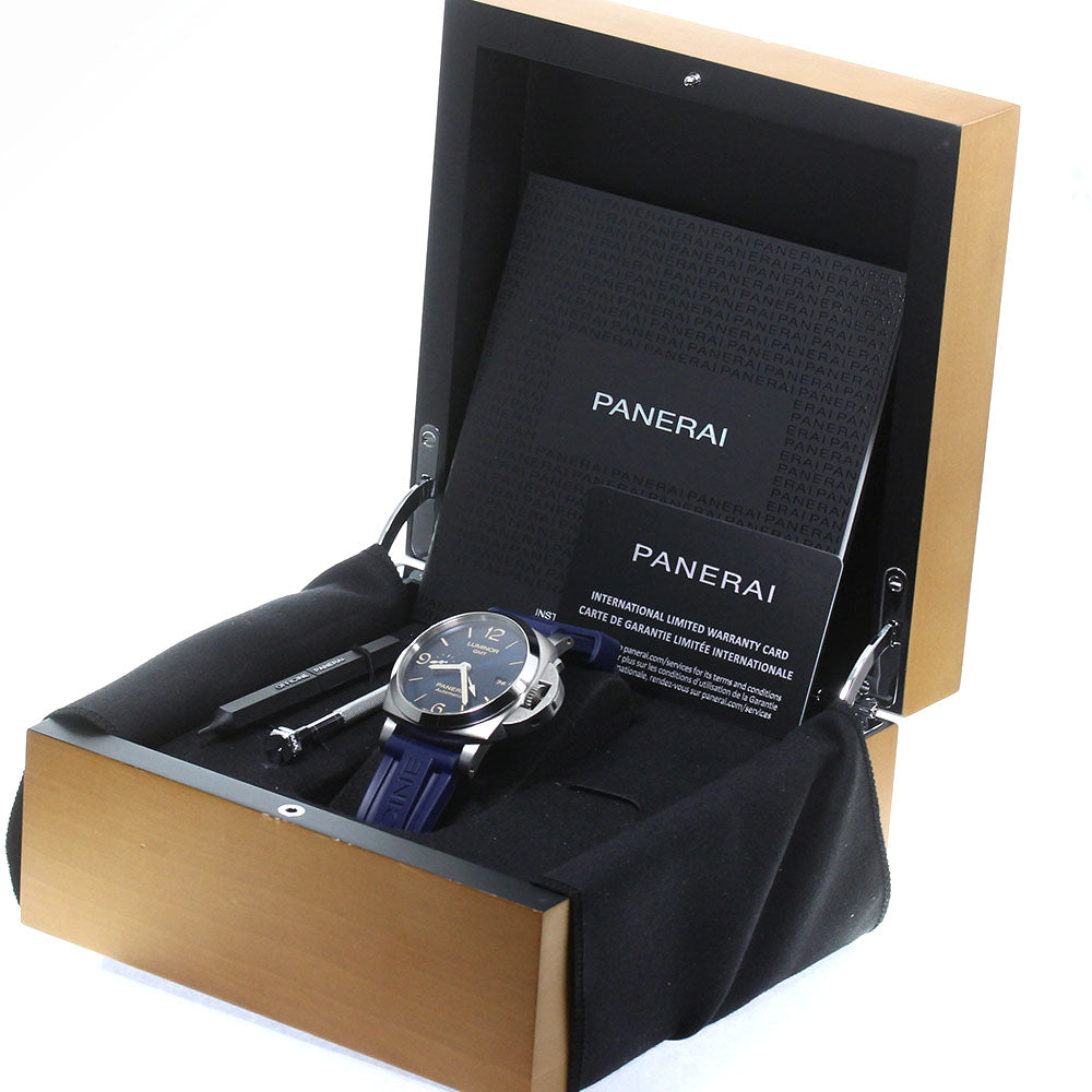 PANERAI Luminor PAM01033 GMT Navy Dial Automatic Men's Watch_801291