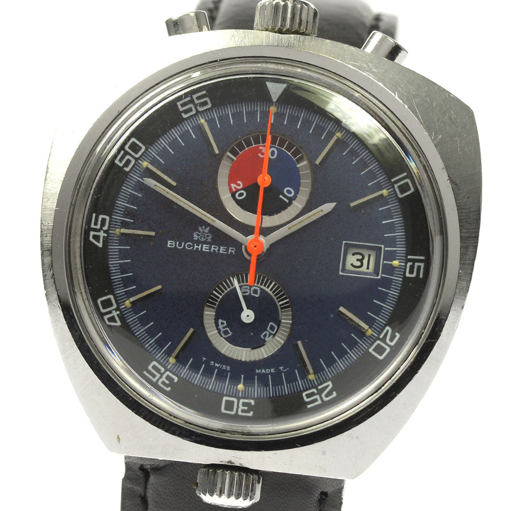 BUCHERER Lemania 9702 Cal.3872 Bullhead Hand Winding Men's Watch_801423