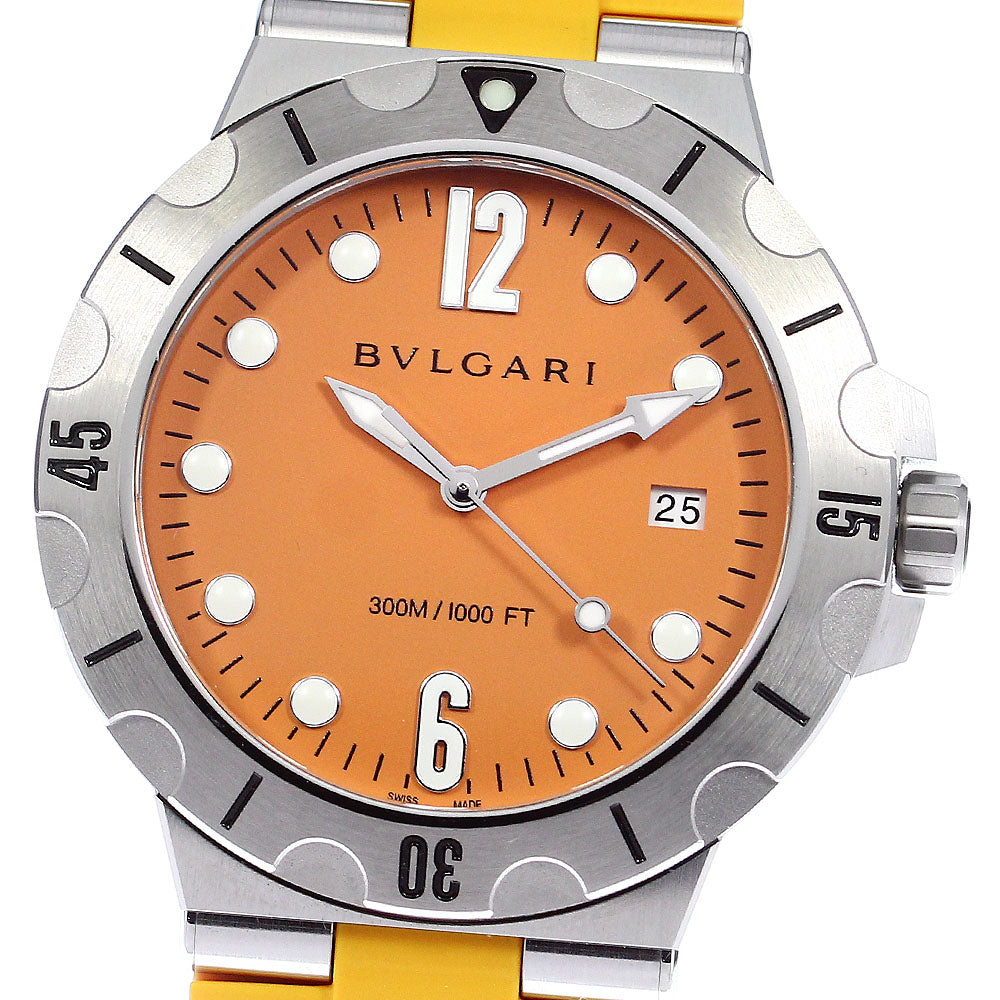 BVLGARI Diagono DP41SSD Date Orange Dial Automatic Men's Watch_801519
