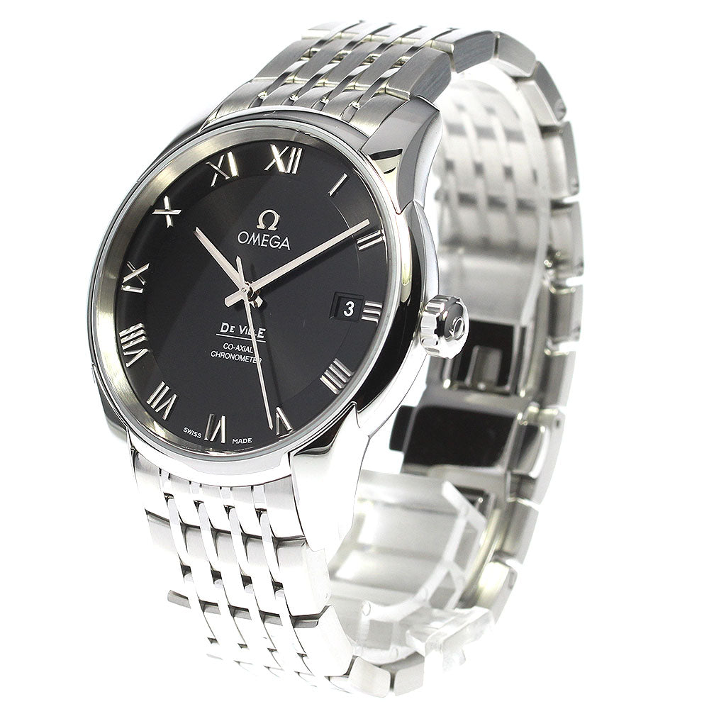 OMEGA De Ville Coaxial 431.10.41.21.01.001 Date black Dial AT Men's Watch_801700