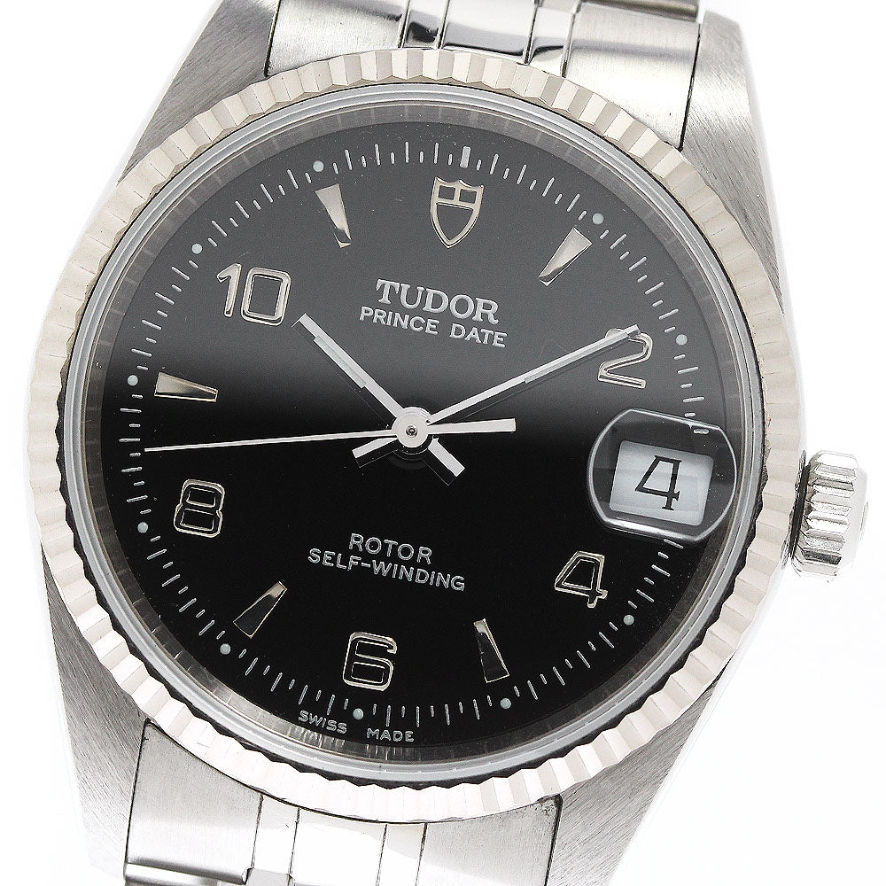TUDOR Prince Date 72034 black Dial Automatic Boy's Watch_801747